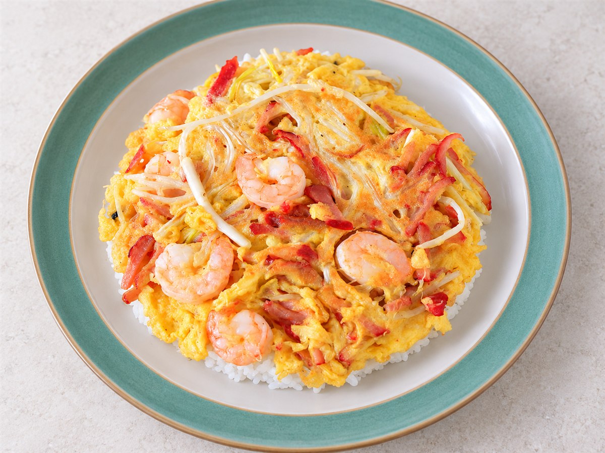 Plat chinois aux crevettes